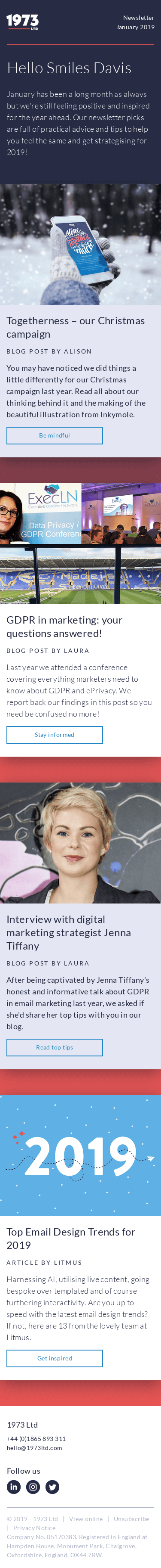 Email marketing tips and trends for 2019