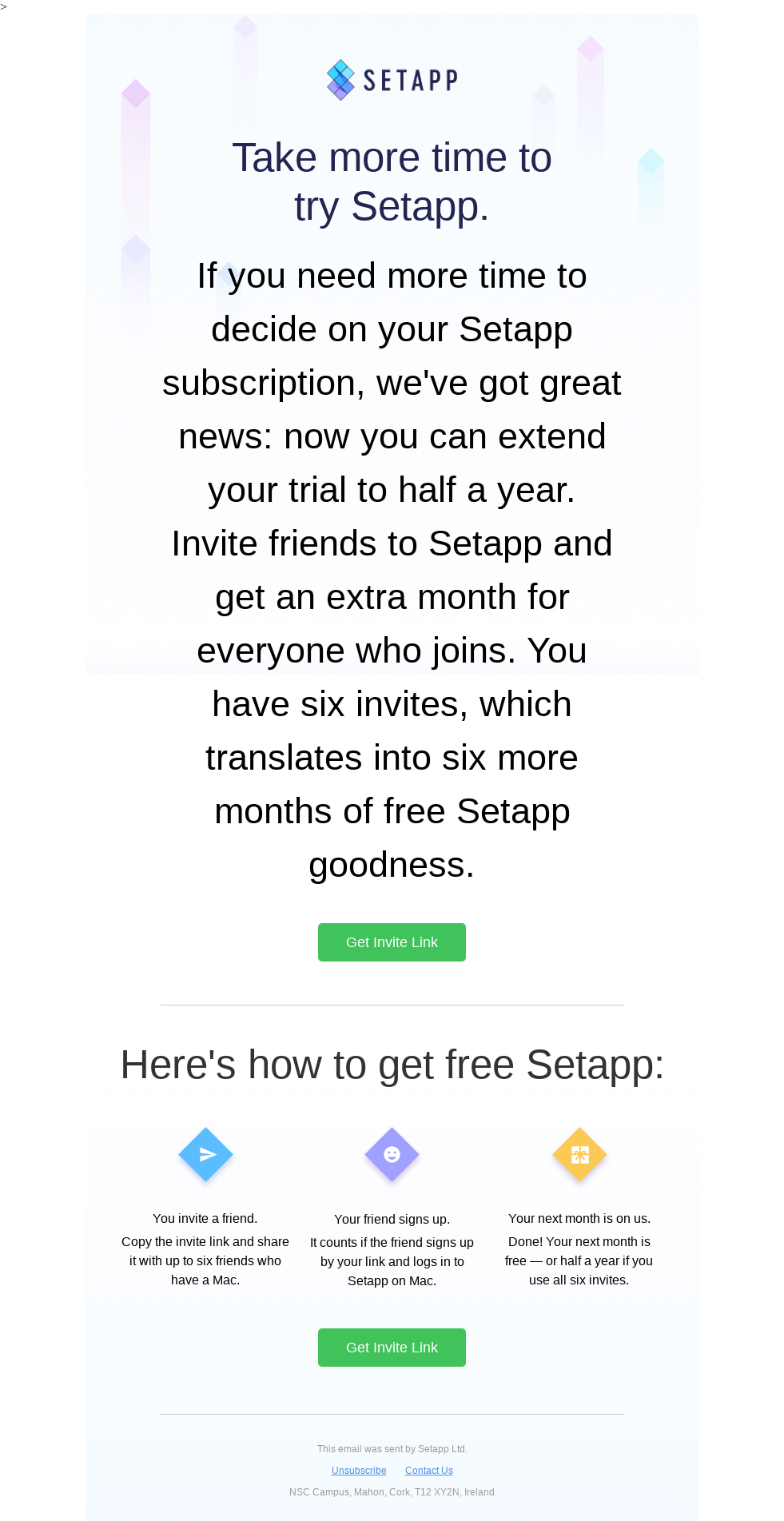Enjoy Setapp for free again
