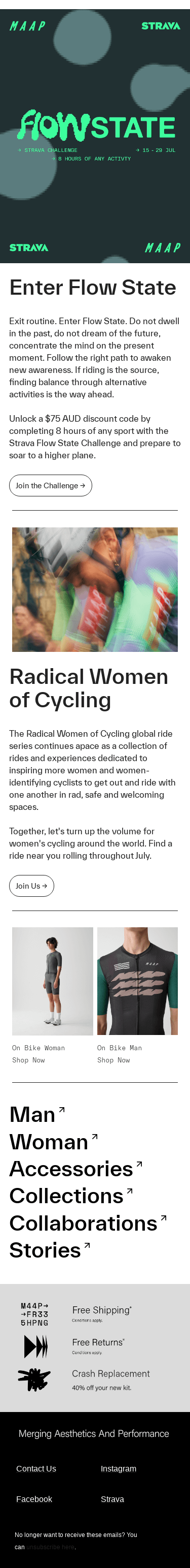Enter Flow State and unlock the code with Strava.