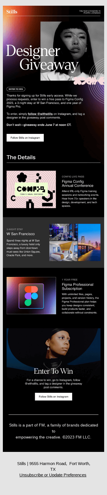 Enter now for a chance to win