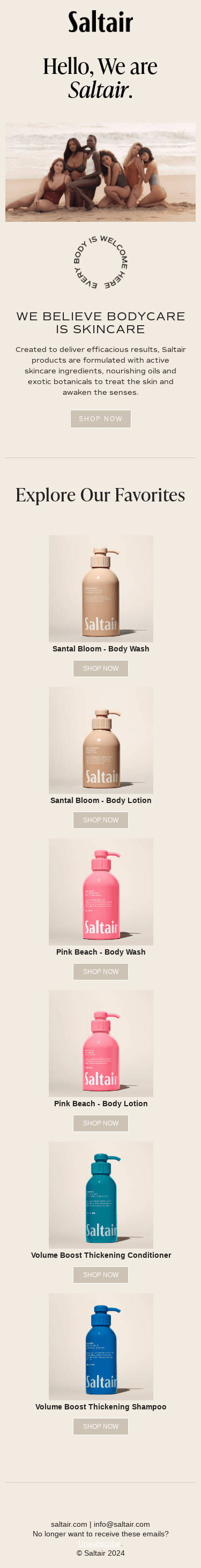 Every Body Is Welcome Here.