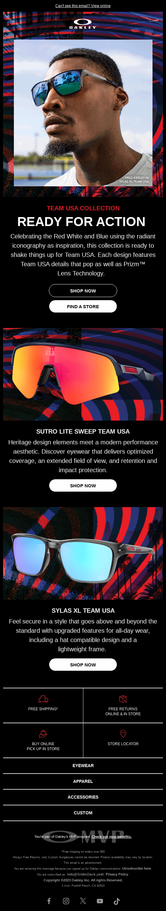 Explore the Team USA Collection