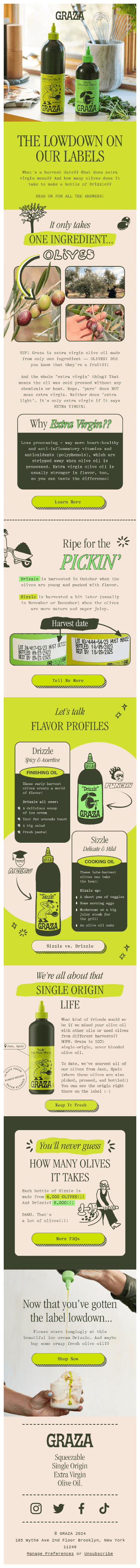 EXTRA VIRGIN = EXTRA TASTY