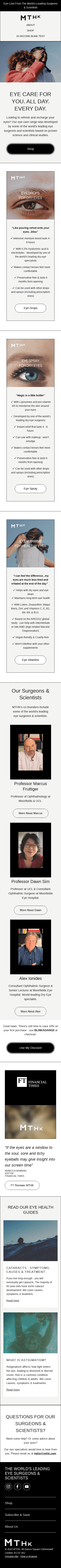 Eye care for you - all day, every day