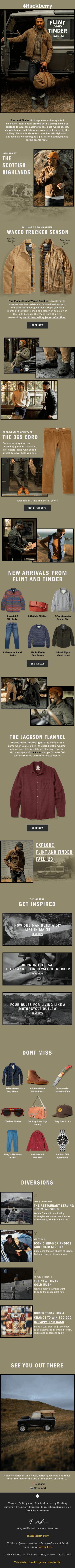 Fall ’23 Drop: Flint and Tinder