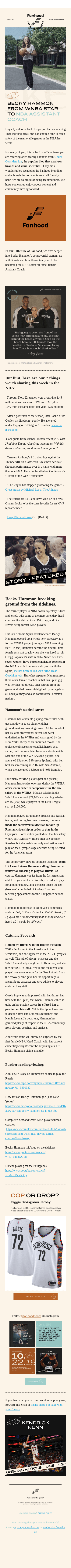 Fanhood Hoops 🏀🏀 - The Best Damn Basketball Newsletter In the World!! 