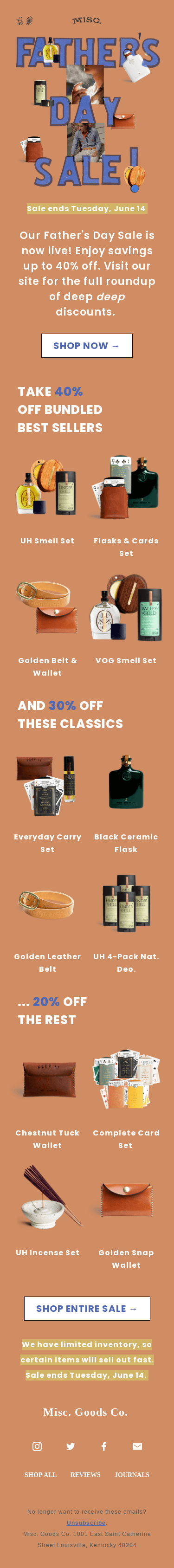 🎉 Father's Day Sale! Up to 40% Off