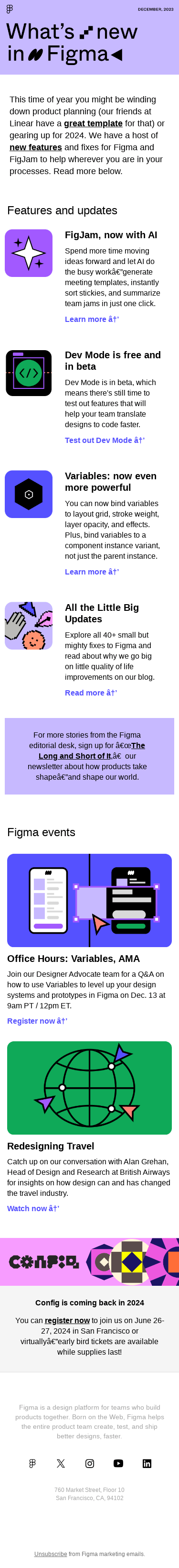 Features and fixes for all
