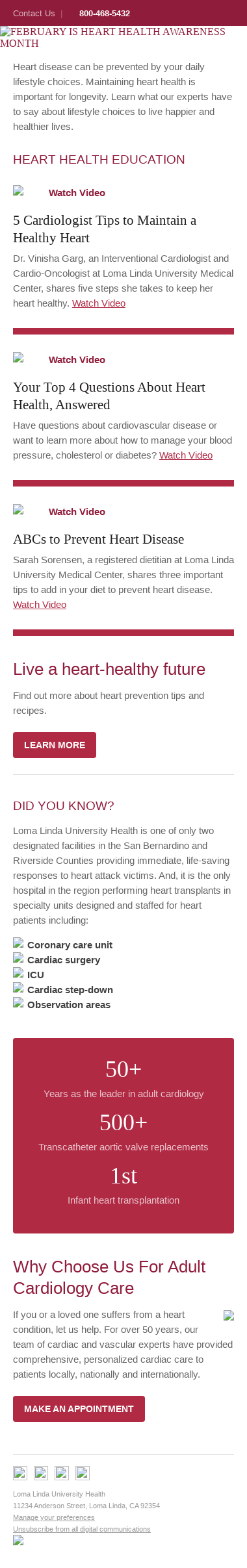 February is Heart Health Awareness Month