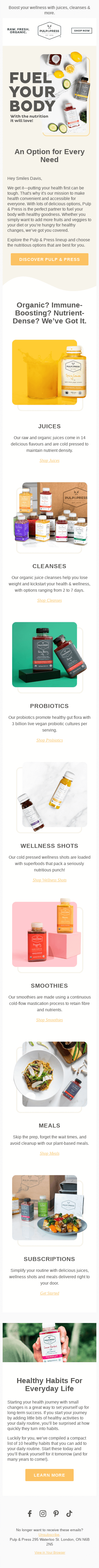 Feel-good nutrition for every body.