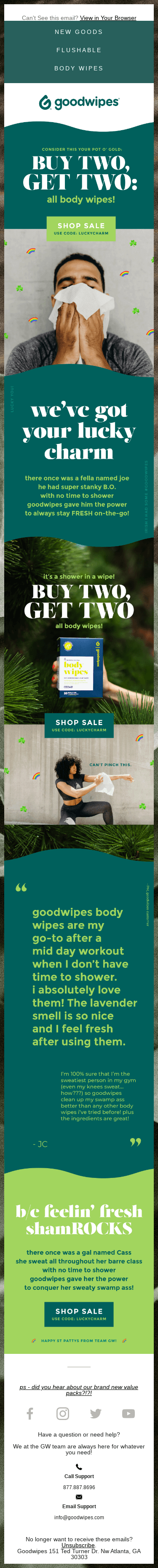 feelin' lucky? shop SALE! ☘️
