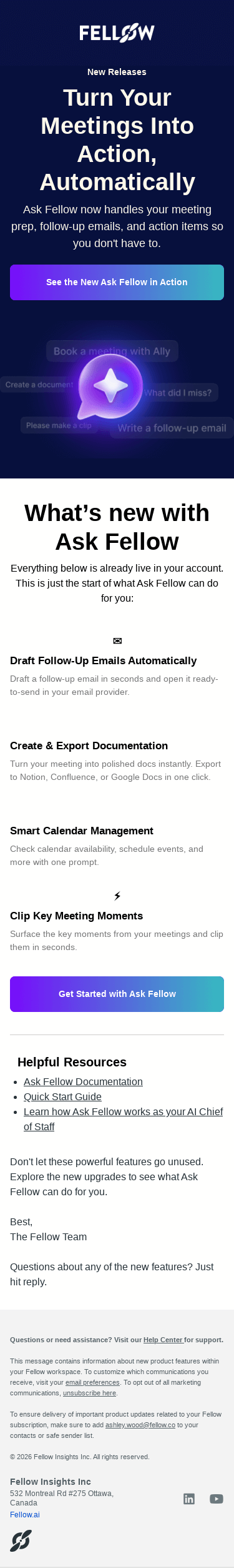 Ask Fellow's biggest update is live in your account
