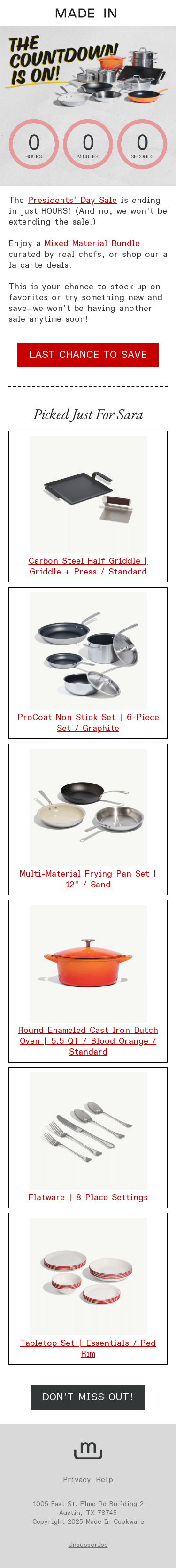 FINAL HOURS: Time is running out.