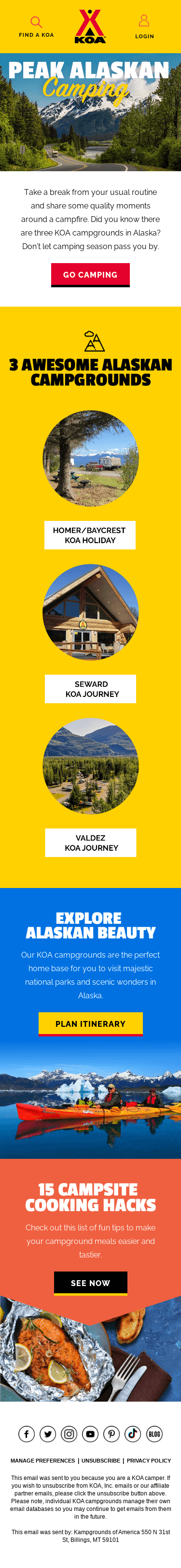 Find Your Next Camping Adventure