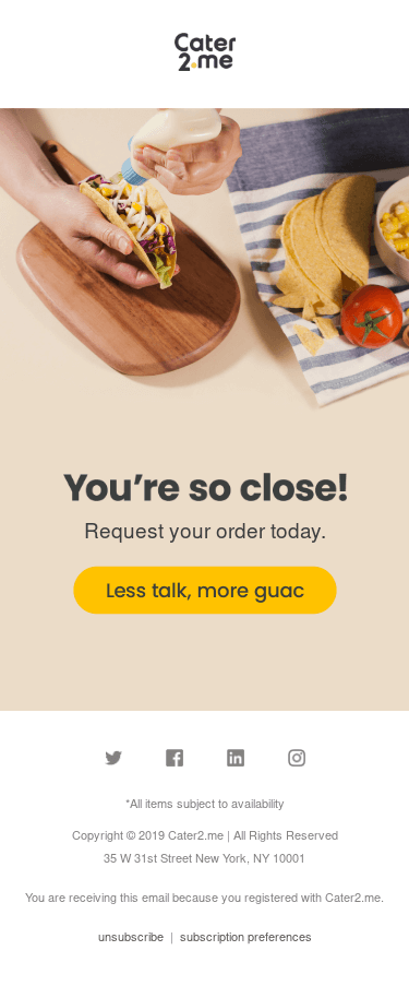 Finish Ordering for Cinco (or Tres or Seis) de Mayo!