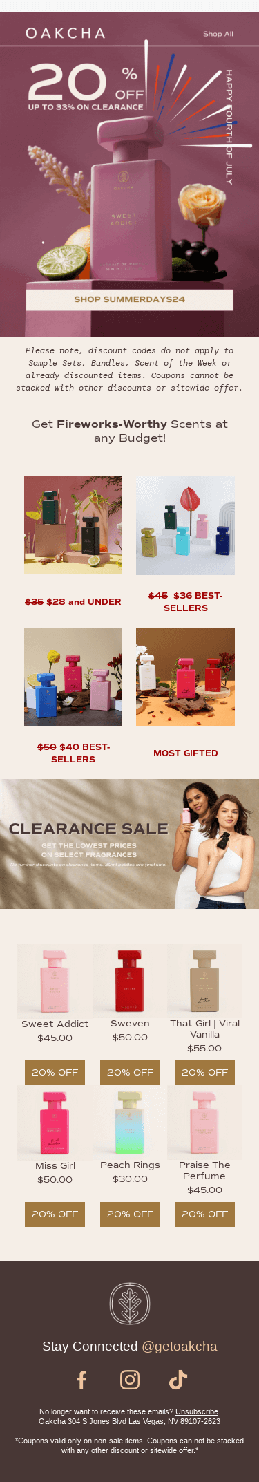 Fireworks-worthy Scents up to 33% OFF 🎆 Happy 4th of July!