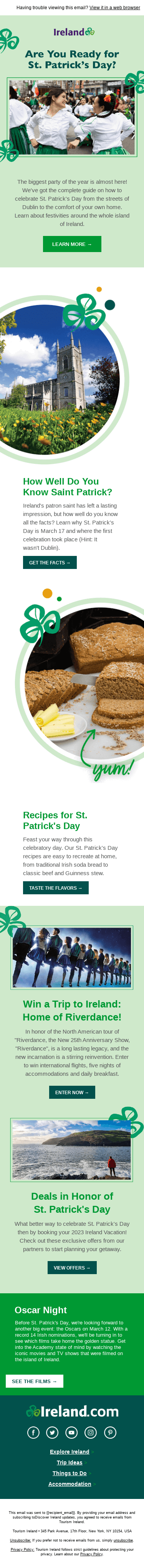 First Name, Celebrate St. Patrick’s Day With Us!