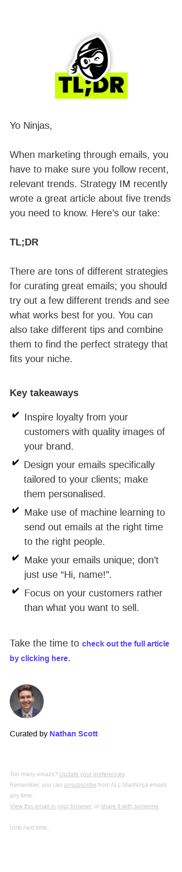 Five email marketing trends leading in 2020