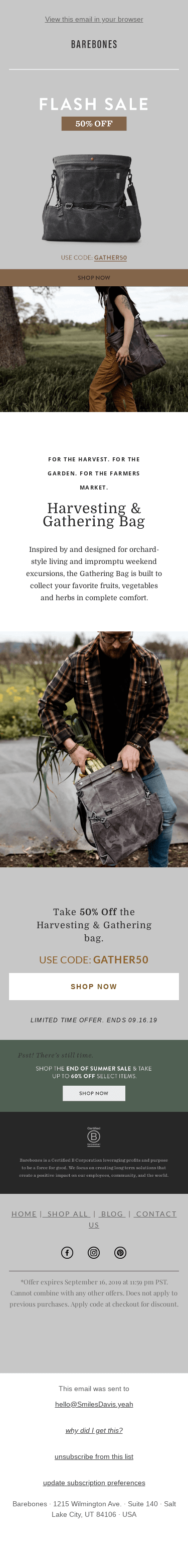 FLASH SALE | 50% OFF