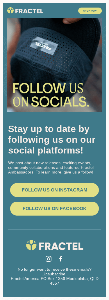 🤩 Follow us on social media!