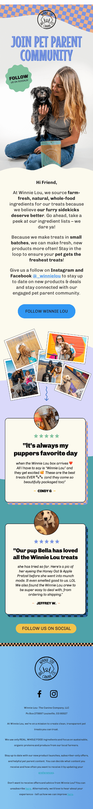 Follow Us on Social!