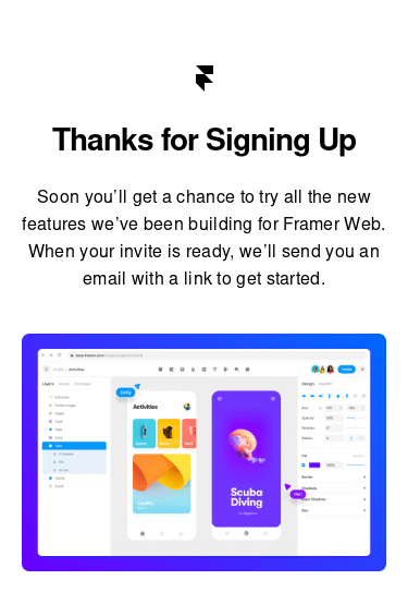 Framer Web Beta: You’re on the list
