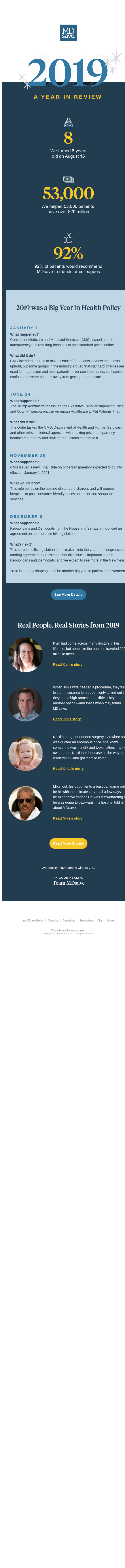 Friend, thanks for a great 2019!