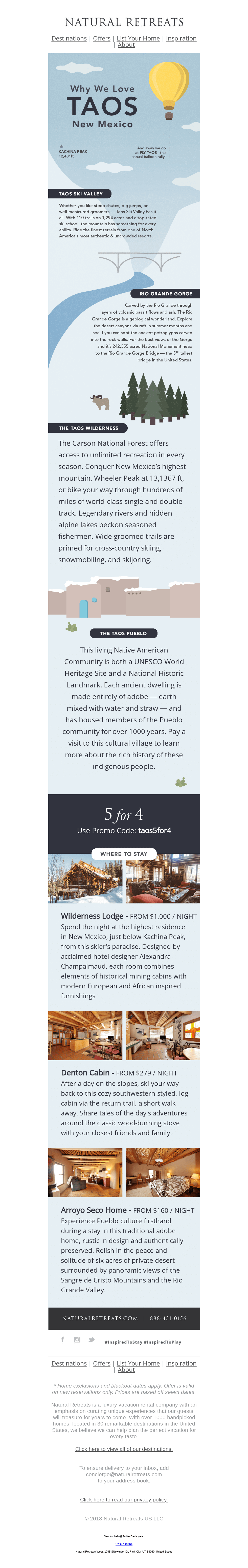 From 12,481 ft. above to 800 ft. below…