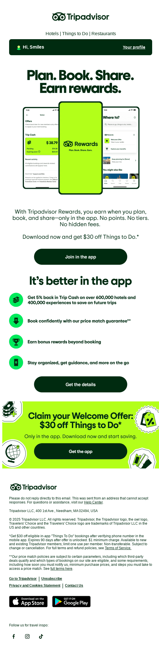 🎁 FYI, you could be earning rewards