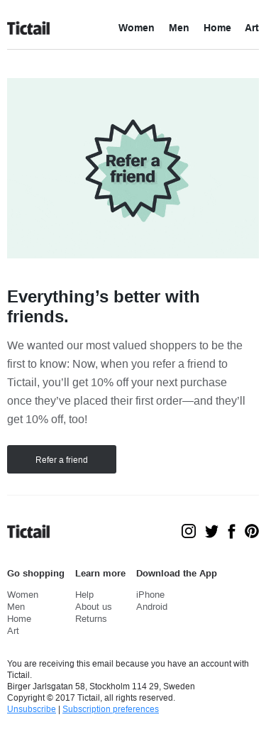 Get 10% off for referring a friend! 🎉