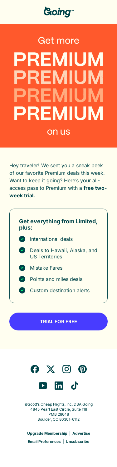 Get 2 more weeks FREE