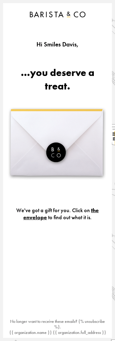 Get a free gift just for opening this email!