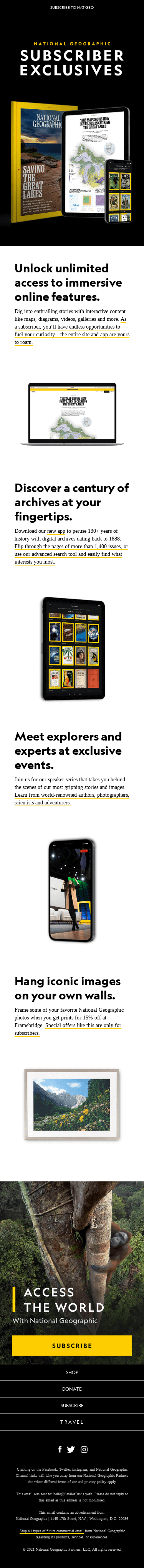 Get full access to Nat Geo starting at just $2.99/month.