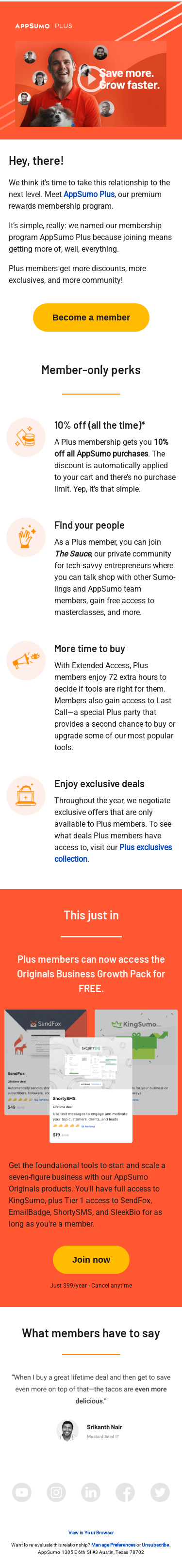 Get more, save more. It’s a win-win