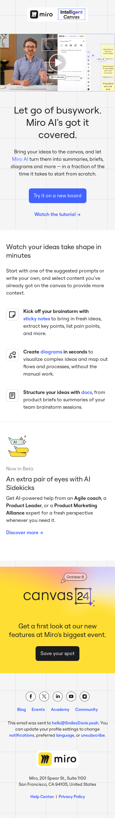 Get tedious tasks off your plate with Miro AI
