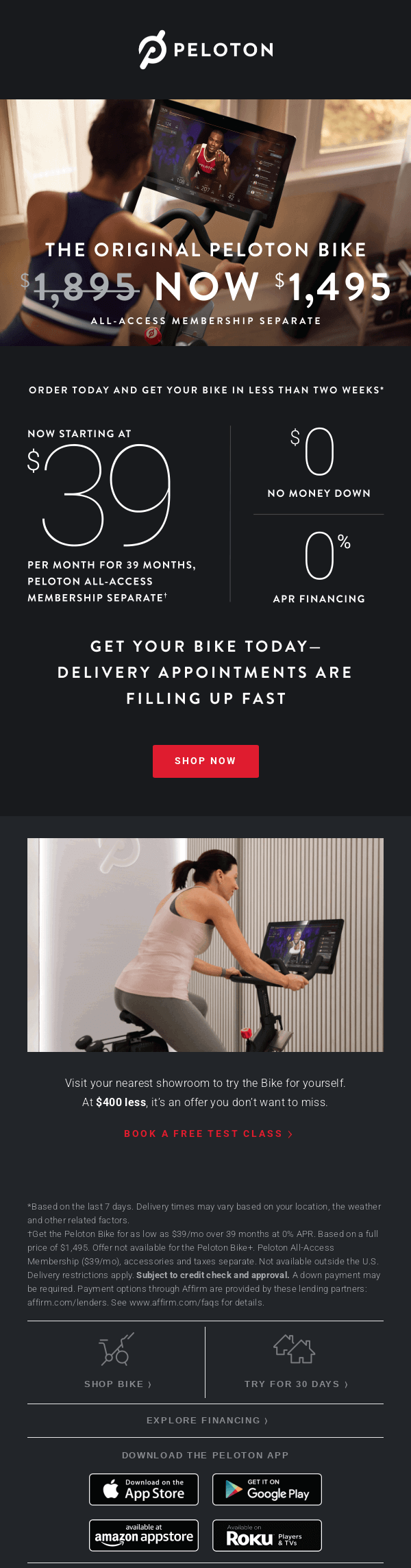 Get the Original Peloton Bike at Our Best Price Ever