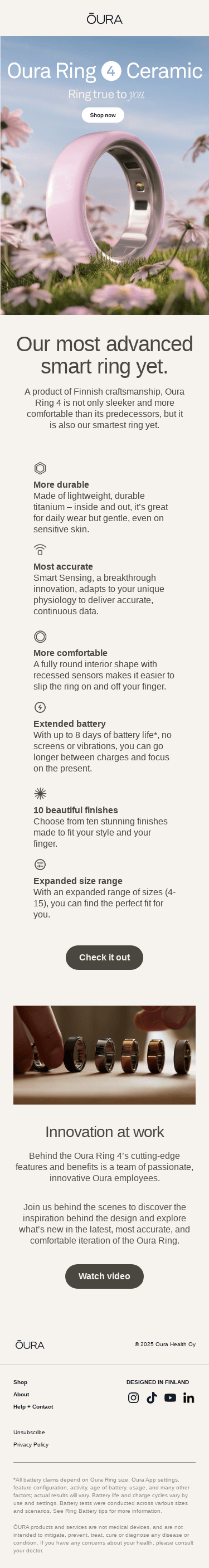 Get to know Oura Ring 4