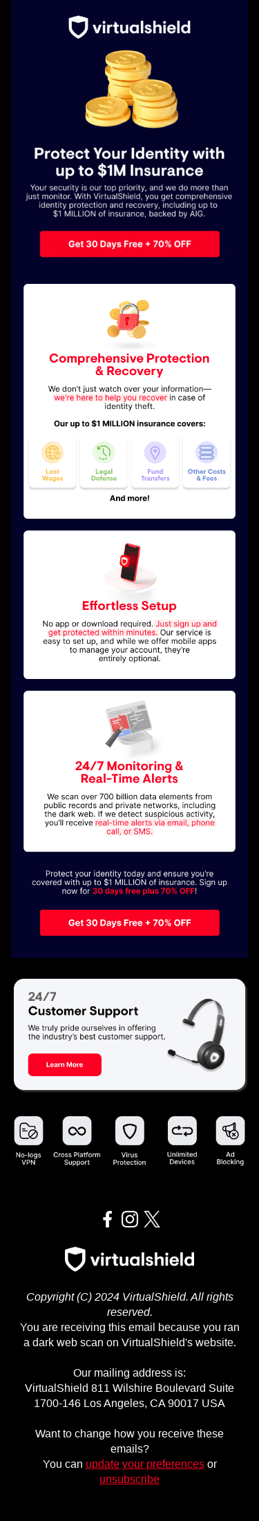 🛡️ Get up to $1M Identity Theft Coverage