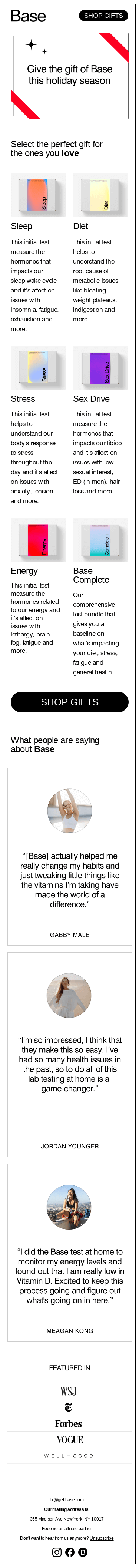 Gifting Base this Holiday Season 🎁✨