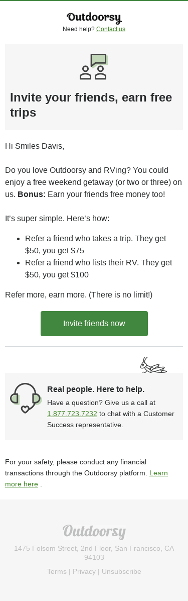 Give $50, Get $100 for yourself