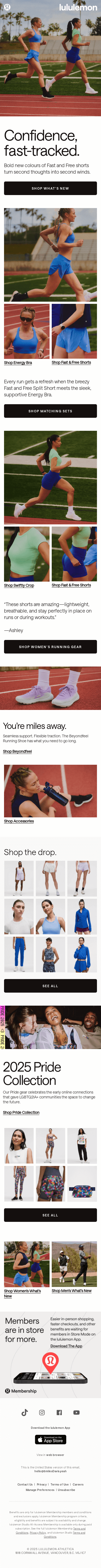 Go far in blazing new Fast and Free shades