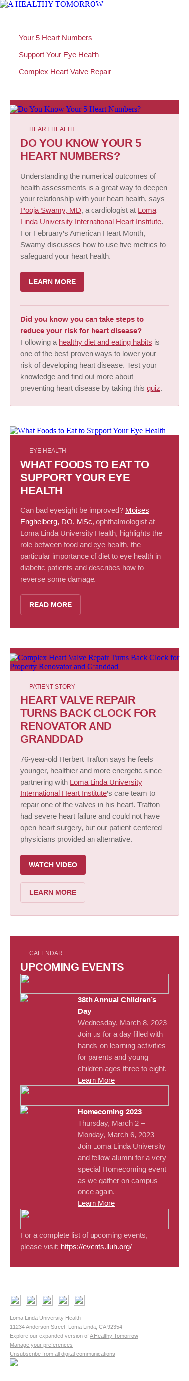 Go Red for Heart Month