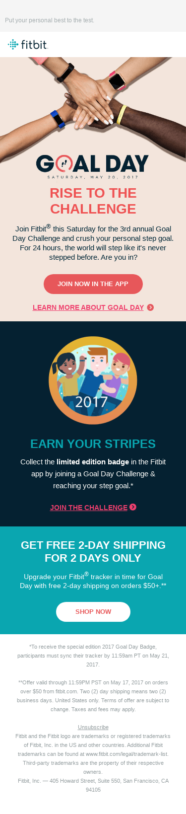 Goal Day 2017 is coming! Are you ready?