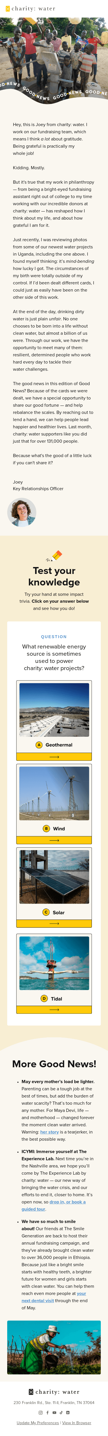 Good News: Good luck is transferable