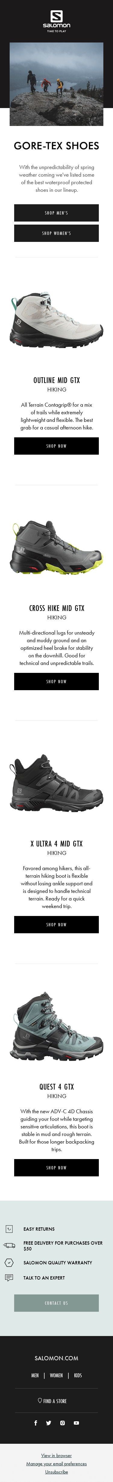 GORE-TEX shoes have arrived