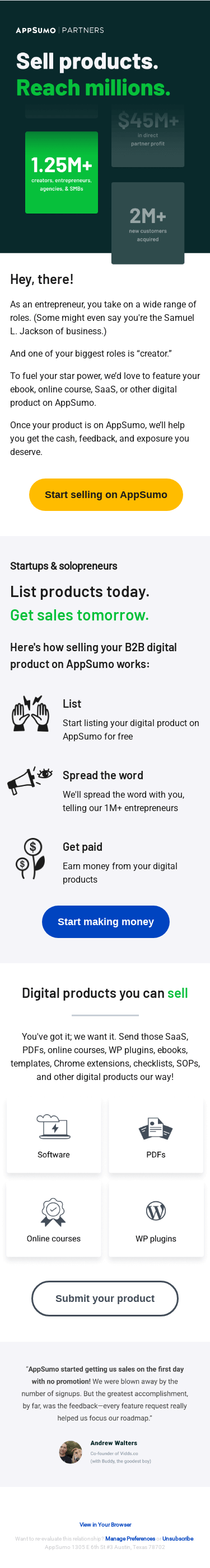 Got a product you want to sell?