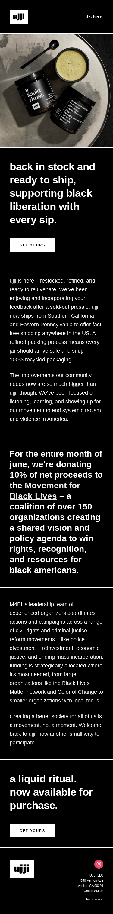 great news – your ujji is ready.