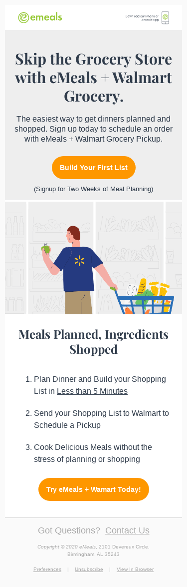 Grocery Shopping with Walmart Just Got Easier with eMeals