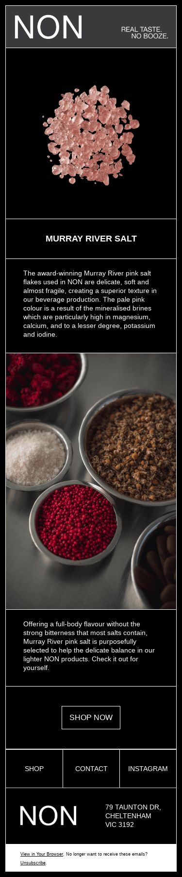 GROUND TO GLASS: MURRAY RIVER SALT