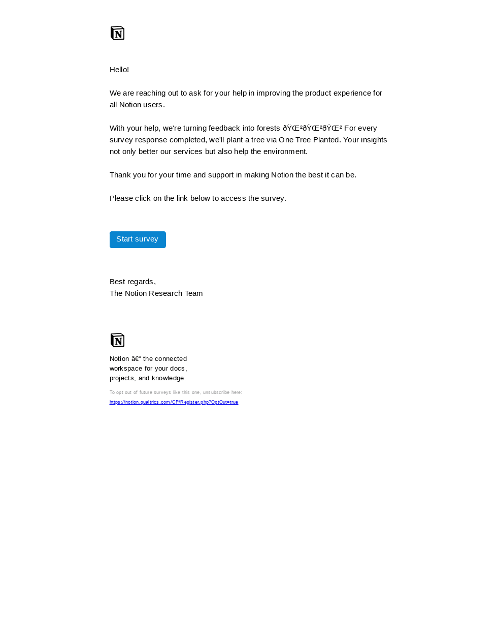 Grow Forests with Your Feedback